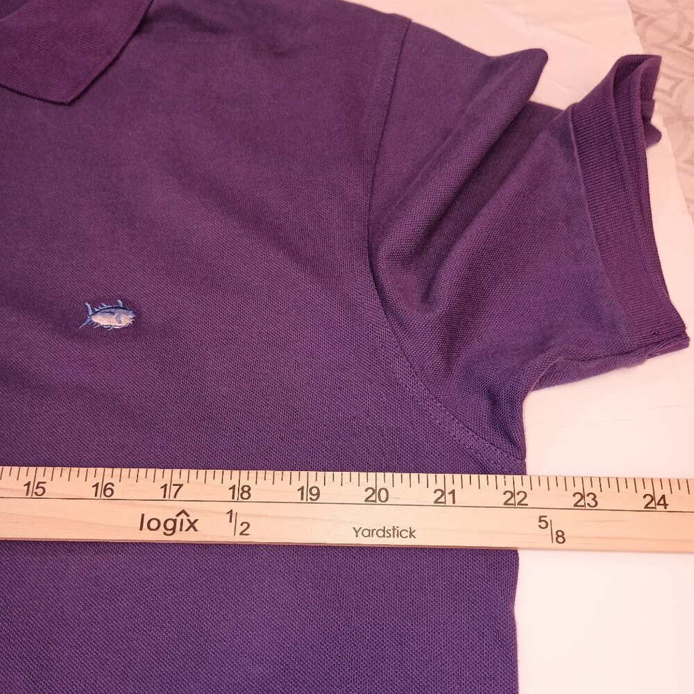 Southern Tide The Skipjack Polo Purple New with Tags Preppy Classic Size Med - Picture 9 of 9